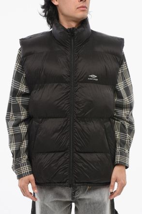 Balenciaga SKIWEAR Oversized Sleeveless Jacket with Front Zip Balenciaga