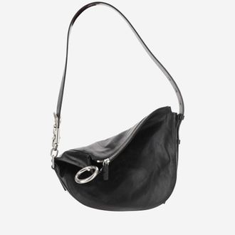 Burberry BLACK SMALL KNIGHT SHOULDER BAG