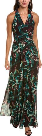 Badgley Mischka Floral Gown