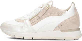 DL Sport Schoenen, Dames, Wit, 38 EU, Leer, Lage Sneakers Emma