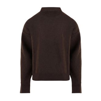 Akep Maglione Audrey con schiena scoperta - - Knitwear - Donna - Marrone - S