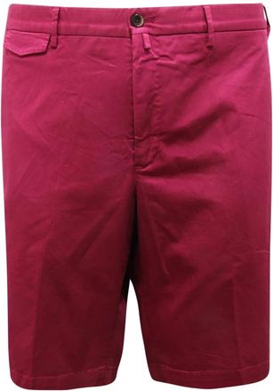PT01 Bermuda PT Torino Stretch Katoenen Shorts - Heren - Korte Broeken - Roze - 2XL - Katoen - Korte Broeken