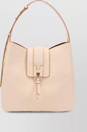 Hogan h-hobo leather shoulder bag