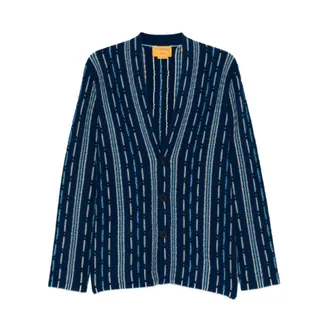 Guest In Residence Cashmere Knitwear, female, Blue, Size: M Baja Everywear Cardigan