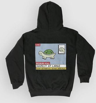 A.Lab Breaking News Kids Hoodie zwart