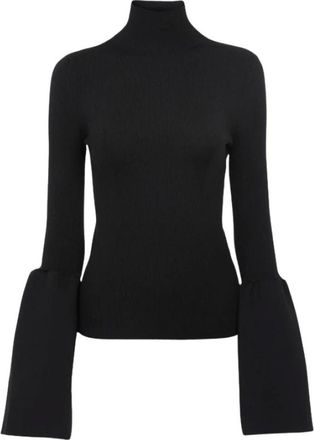 Chlo&eacute; Truien & Vesten, Dames, Zwart, M, Stijlvolle Dames Gebreide Truien