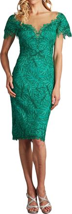Tadashi Shoji Burgess Embroidered Lace Dress