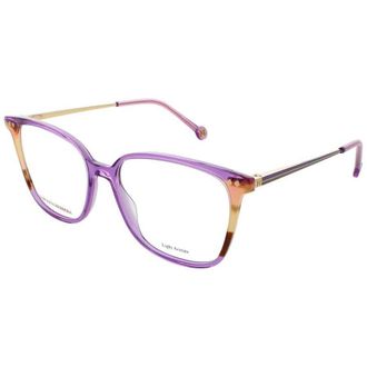 Carolina Herrera Ladies Purple Rectangular Eyeglass Frames CHHER01650HKZ53