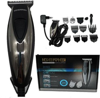Trade Shop Trade Shop - Trimmer Tagliacapelli Barba Rasoio 3in1 Professionale Elettrico Con Filo Gm-830