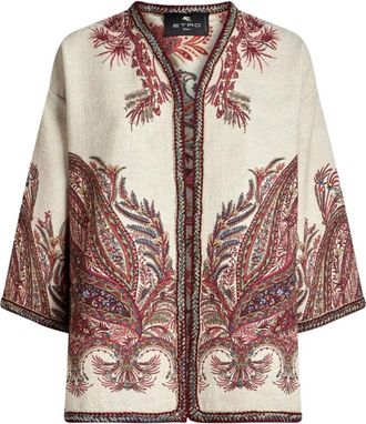 Etro Kesa Jacket - Dames - Truien - Veelkleurig - Maat: ONE Size Zijde
