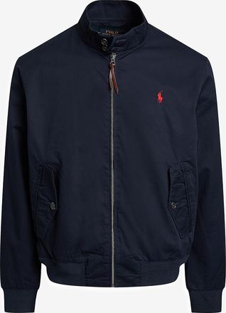 Polo Ralph Lauren Baumwolltwill-Jacke mit Stehkragen Pony