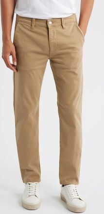 Mavi Milton Slim Fit Twill Chinos in Khaki Casual Twill at Nordstrom, Size 35 X 32