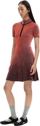 Desigual vestito corto iridescente rosso