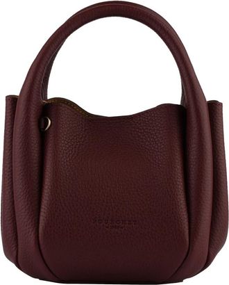Pourchet Citrouille Small Bag - Dames - Handtassen - Rood - ONE Size - Leer - Tassen