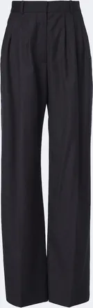 The Row Daniela virgin wool wide-leg pants