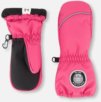 Deux par Deux Baby Girl Winter Mittens Play in Flash Coral at Nordstrom, Size 12-24 M