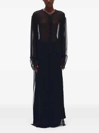 Ann Demeulemeester Matleen dress - women - Silk - 42 - Black