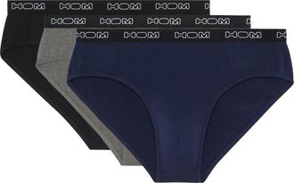 HOM Boxerlines 2 Mini Briefs 3-Pack in Navy/grey/black at Nordstrom, Size Xx-Large