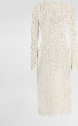 Dolce & Gabbana Cordonetto Lace Dress - Woman Dresses White 38