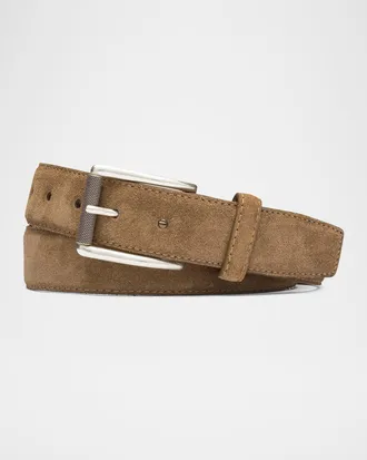 W. Kleinberg Men & apos;s Suede Belt