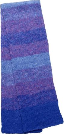 Lollys Laundry Blauwe Mountainll Sjaal Accessoire - Dames - Wintersjaals - Veelkleurig - ONE Size - Wol - Accessoires