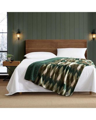 Eddie Bauer Stepped Pines Throw