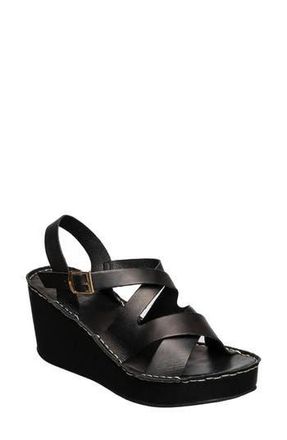 Antelope Sari Platform Wedge Sandal in Black at Nordstrom Rack, Size 9