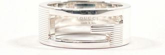 Gucci Silver Silver 925 Band Ring (Pre-Owned)