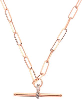 Meshmerise 18K Over Silver 0.06 ct. tw. Diamond Necklace