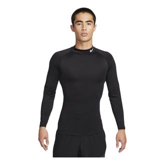 Nike Pro Dri-FIT Fitness Mock-Neck Long T-Shirt Black FB7909-010
