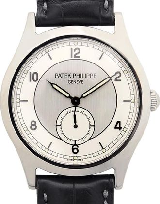 Patek Philippe Calatrava Silver-tone Dial Unisex Watch 5565A-001