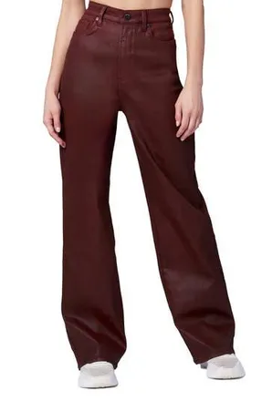 Blank NYC Franklin Coated Denim Ribcage Jeans in Coffee Talk at Nordstrom Rack, Size 30