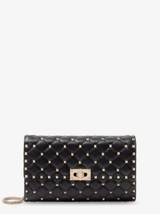 Valentino Garavani Borsa a tracolla Rockstud Spike in pelle con iconiche borchie all-over - VALENTINO GARAVANI - gender_Woman