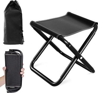 OEM Taburete De 30 Cm, Taburete Port&aacute;til Para Balc&oacute;n Con Bolsa De Transporte, Taburete Plegable Peque&ntilde;o Y Port&aacute;til, Taburete Plegable Jard&iacute;n Camping