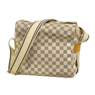 Louis Vuitton Pre-owned Cross Body Bags, female, White, Size: ONE SIZE Pre-owned Naviglio Shoulder Bag