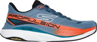 Skechers Max Cushioning Propulsion - Heren - Hardloopschoenen - Blauw - 45 EU - Fitness