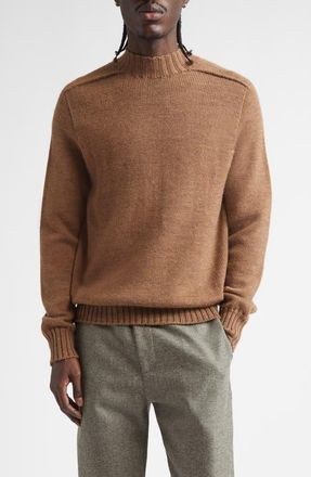 De Bonne Facture Countryside Wool Sweater in Hazelnut at Nordstrom, Size X-Large