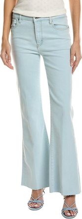 Frame Denim The Icon Feather Raw After Flare Jean