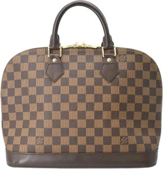 Louis Vuitton Pre-owned Alma PM Handtas - Dames - Vintage Handtas - Bruin - ONE Size - Leer - Vintage