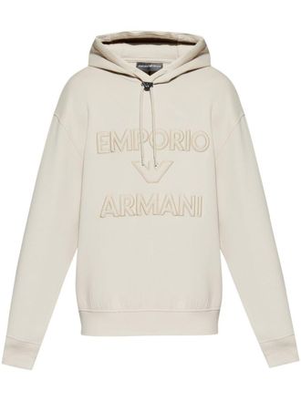 Emporio Armani Logo Cotton Hoodie