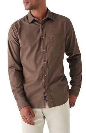 Faherty Corduroy Button-Up Shirt in Teak at Nordstrom Rack, Size Xx-Large
