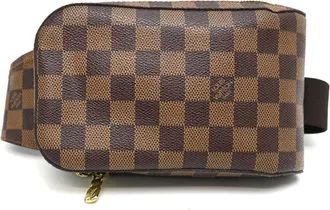Louis Vuitton Brown Damier Canvas Sling Bag (Pre-Owned)