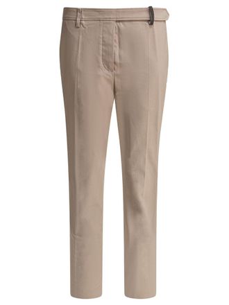 Brunello Cucinelli Boyfit Cotton Pants