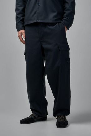 Stone Island Wool Nylon Flannel Cargo Trousers