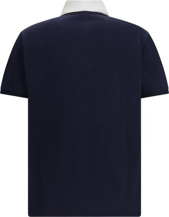 Gucci Stretch Cotton Piqu&eacute; Polo - Navy
