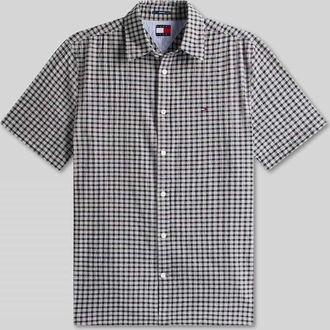 Tommy Jeans Regular Fit Freizeithemd aus Baumwoll-Mix in Black, Gr&ouml;&szlig;e XXL