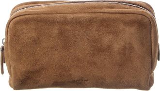 The Row Suede Clutch