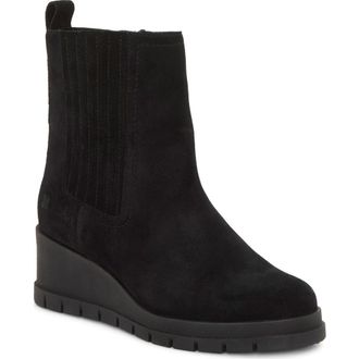 Lucky Brand Sondruh Platform Wedge Bootie in Black at Nordstrom Rack, Size 5.5