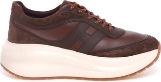 Hogan H696 Sneaker - Dames - Sneakers - Bruin - 40 EU - Leer - Schoenen
