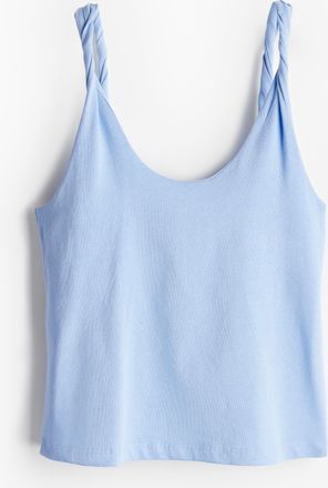 H&M Tanktop Twisttr&auml;ger - Blue